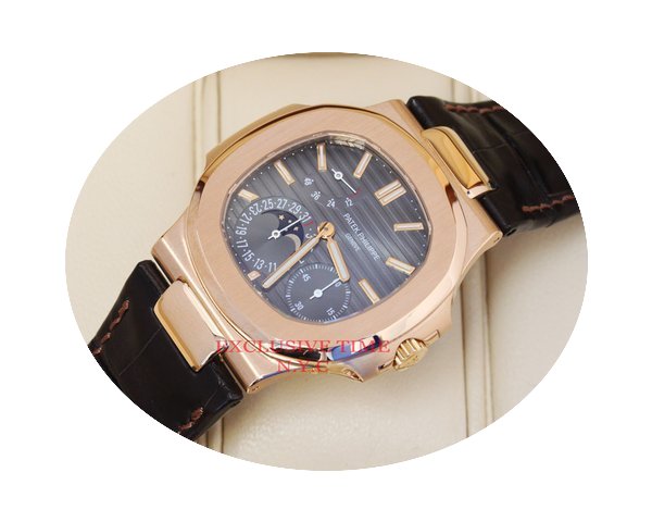 Patek Philippe Nautilus Men's 18K Rose G...