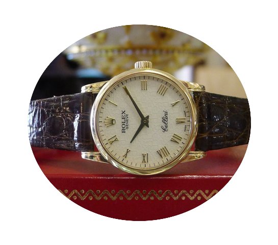 Rolex Geneve Cellini Ref. 6111 18k Yello...
