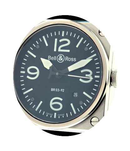 Bell & Ross Aviation Stainless Steel...