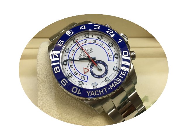 Rolex 44MM YACHT MASTER II 116680 STEEL...