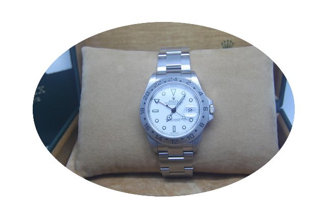 Rolex Explorer II 16570 Y-Serie Box Papi...