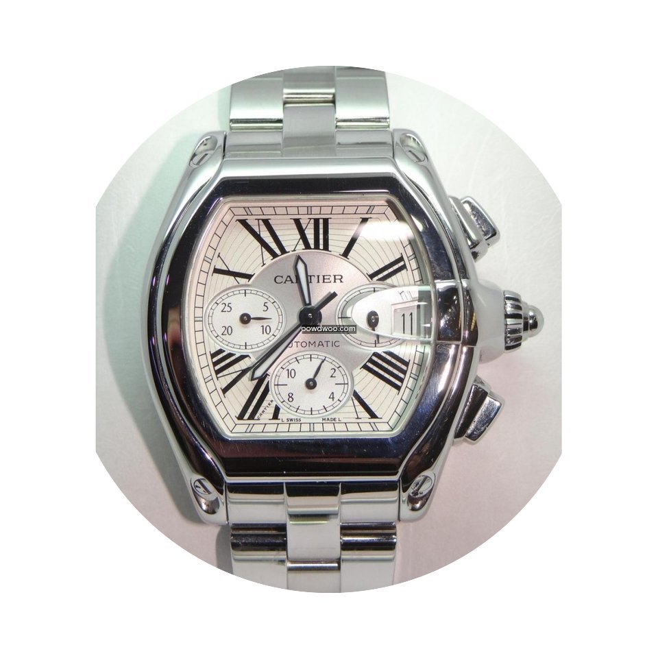 Cartier Roadster Chronograph Watch Stain...