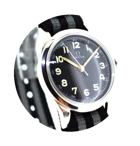 Omega Militär Caliber 370 Handaufzug vo...