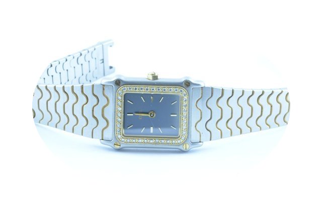Ebel Classic Wave Damen Uhr Stahl/750 Go...