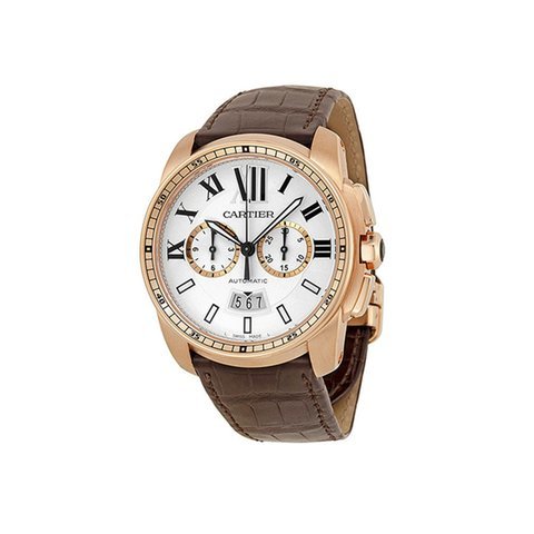 Cartier de Calibre Silver Dial 18k Rose ...