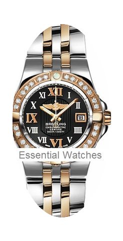 Breitling Galactic 30 in 2 Tone with Dia...