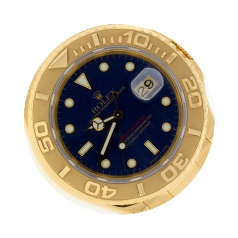 Rolex Yacht-Master 18K Gold Blue Dial Oy...
