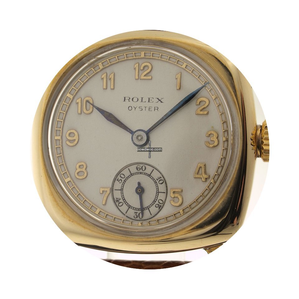 Rolex CUSHION OYSTER IN GOLD - ART DECO ...