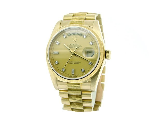 Rolex Yellow Gold Diamond Day-date With ...