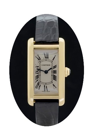 Cartier Tank American Ref.: 2482 - 18.K....
