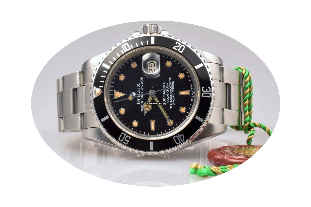 Rolex Submariner Date 16800 Spider Dial ...