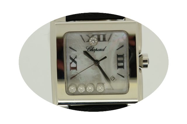 Chopard Happy Sport Square XL MOP Dial...
