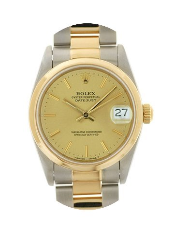 Rolex Medio Datejust acc- oro zaffiro ar...