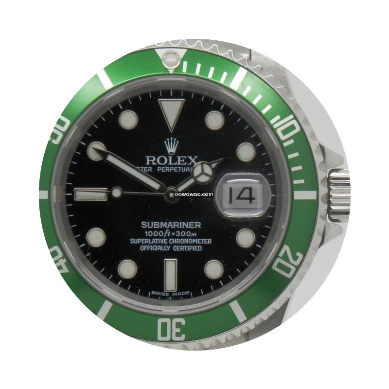 Rolex Submariner Date 16610 LV Green Ser...