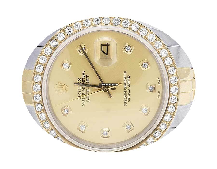 Rolex Mens Rolex 18K/ Steel Datejust Two...