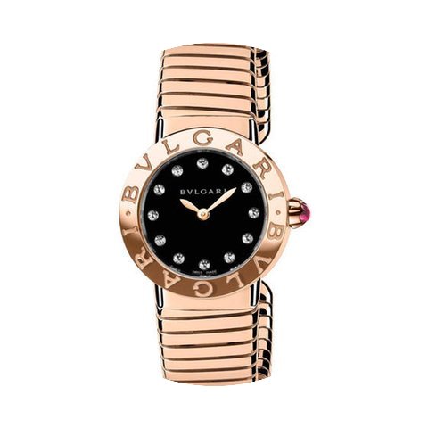Bulgari Tubogas Ladies 18 Carat Rose Gol...