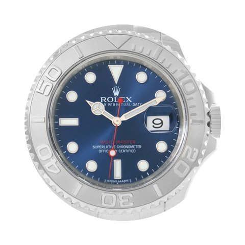 Rolex Yachtmaster Steel Platinum Blue Di...