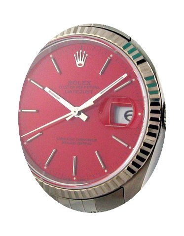 Rolex Datejust 36mm Steel Red Stick Dial...