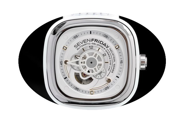 Sevenfriday P1/02 White Rubber 47mm...