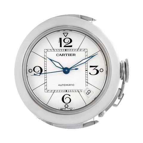 Cartier Pasha C Medium Automatic White D...