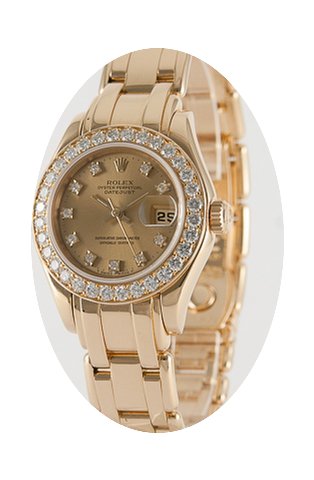 Rolex Datejust Damenuhr Perlmaster...