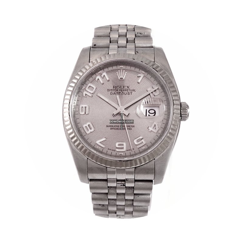 Rolex DATEJUST S/W.G. Concentric Silver ...