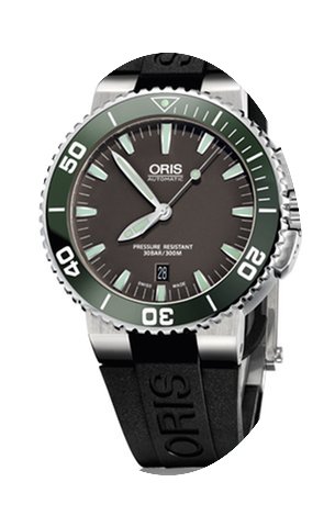 Oris Aquis Date, Ceramic Top Ring, Rubbe...