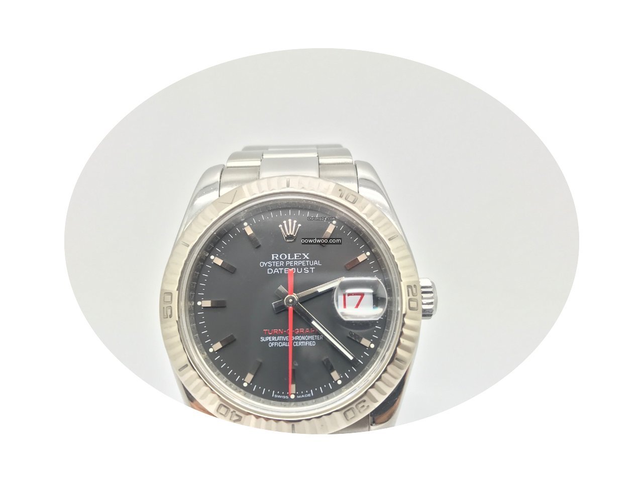 Rolex Datejust Turn-o-graph 116264 Thund...