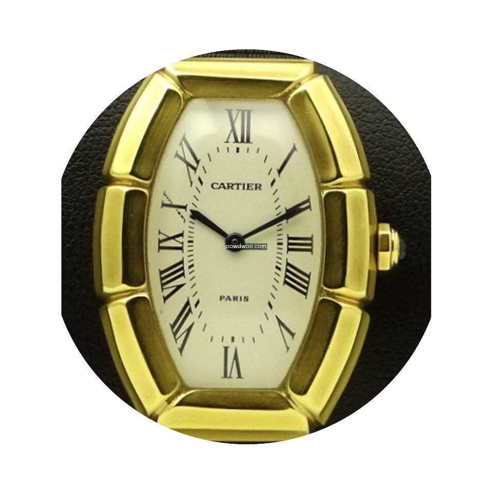 Cartier | Tonneau Bambou 18 KT Yellow Go...