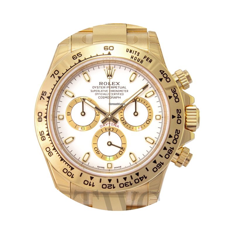 Rolex Daytona White/18k yellow gold Ø40...