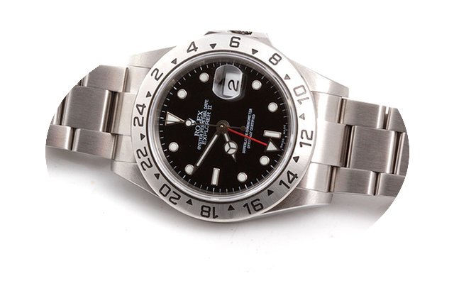 Rolex Mens Stainless Steel Explorer II -...