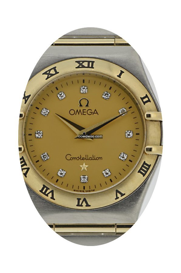 Omega Constellation Diamonds Stahl/Gold...