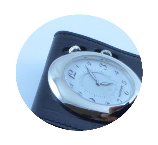 Montblanc Wecker Taschenuhr Rar Quartz M...