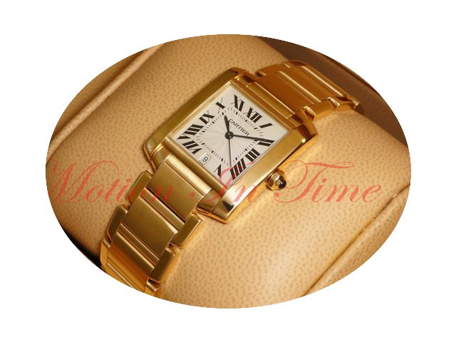 Cartier TANK FRANCAISE MEN'S YELLOW GOLD...