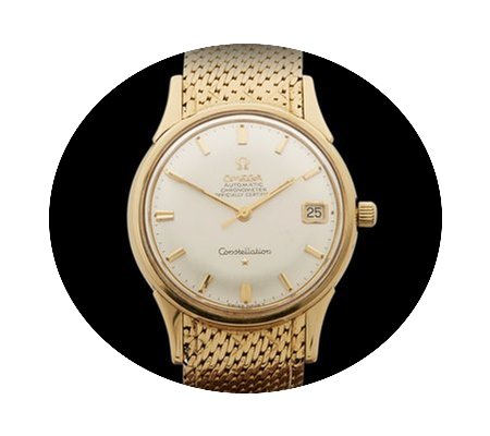 Omega Constellation 18k Yellow Gold Unis...