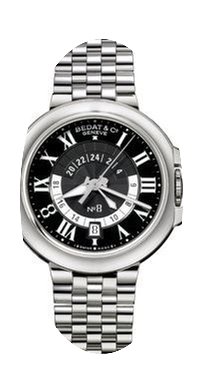 Bedat & Co No.8 Black Dial Stainless...