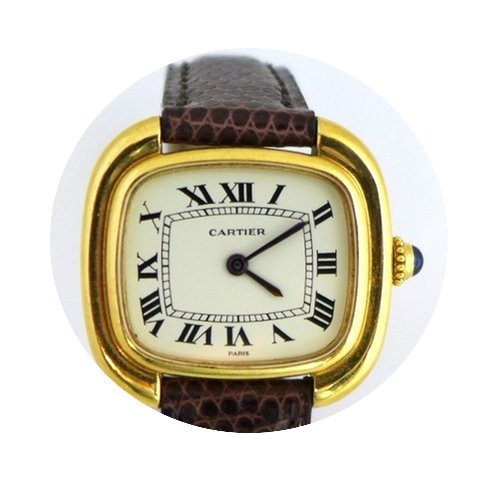 Cartier Montre or jaune 18K...