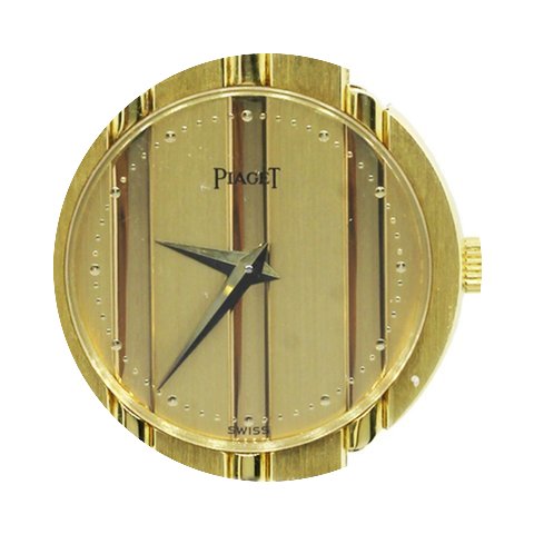 Piaget 8263 18k Gold Polo Leather Strap ...