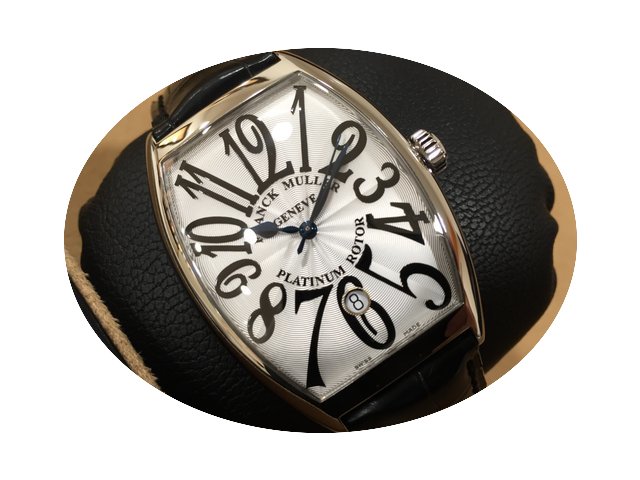 Franck Muller 6850 Cintree Curvex Platin...
