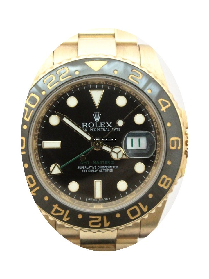 Rolex GMT-Master II Ceramic bezel yellow...