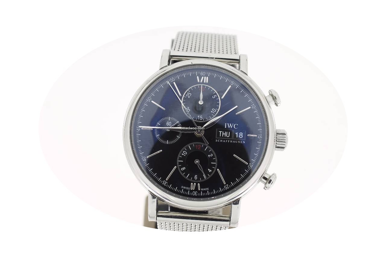 IWC Portofino Chronograph FullSteel (B&P...
