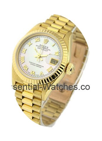 Rolex Used Lady's President Yellow Gold...
