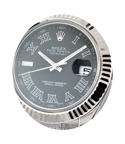 Rolex Datejust II Stainless Steel Grey D...