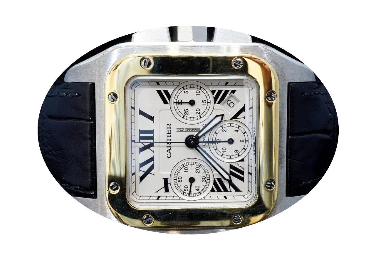 Cartier 2006 Santos 100XL Chronograph, S...