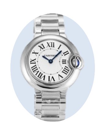 Cartier Ballon Bleu 36 mm Automatik Stah...