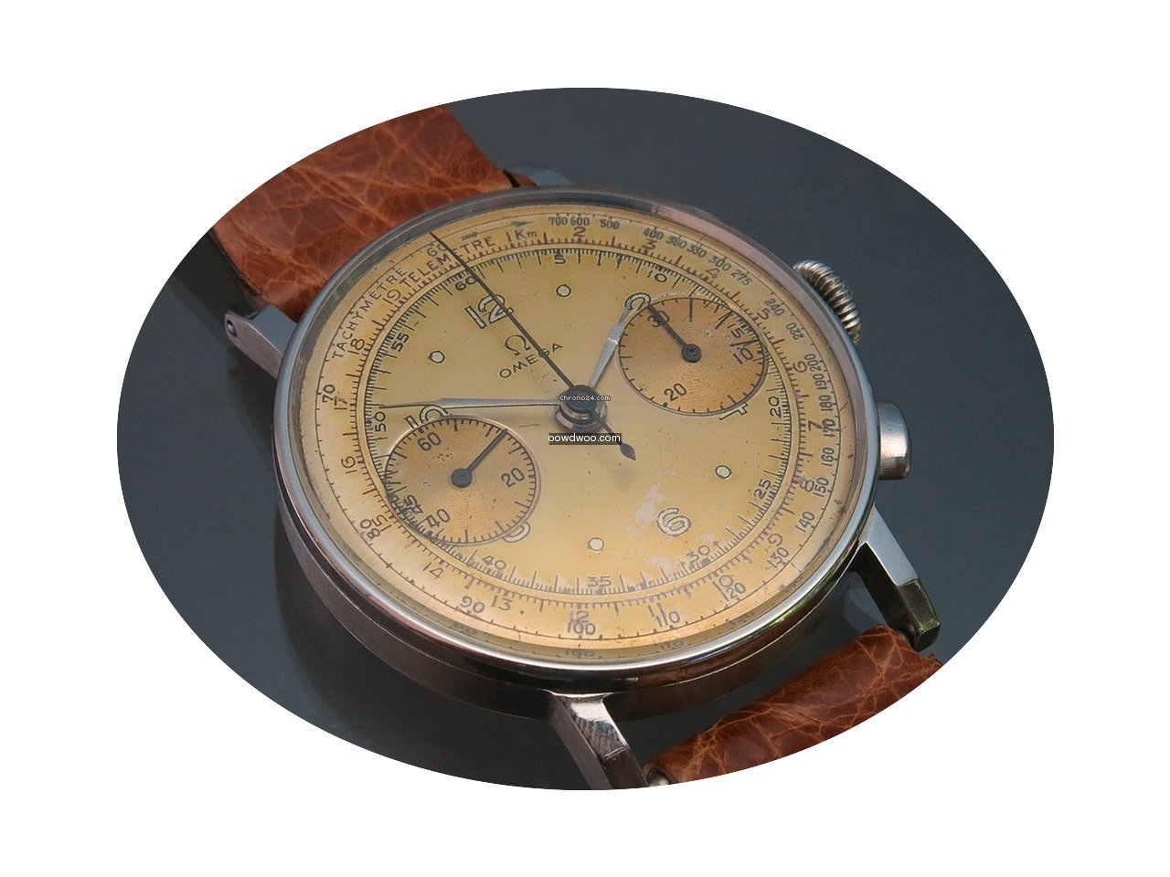 Omega Chronograph mit Kaliber 33.3, 40er...