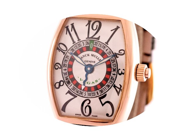 Franck Muller VEGAS Ref-5850 18k Rose Go...