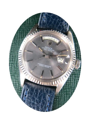 Rolex White Gold Day-Date Grey Ref. 1803...
