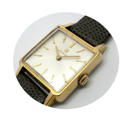 Omega ladies square watch Damen...