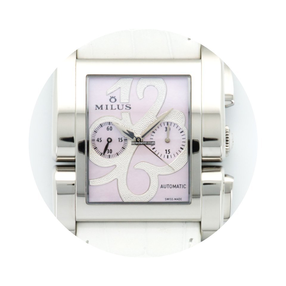 Milus Steel Apiana Chronograph Pearl Wat...